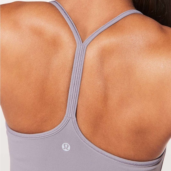 Lululemon Power Pose Tank – Dusty Dawn (Lavender Grey) – Size 4 - Picture 3 of 8